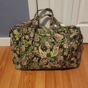 Vera Bradley duffel Chelsea green
